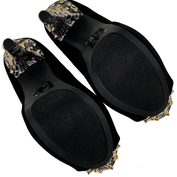 Shoe Dazzle Womens Black Open Toe Heels - Picture 11 of 14